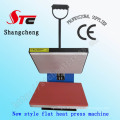 38 * 38cm CE plat Simple chaleur Press Machine manuelle chaleur transfert Machine T-Shirt chaleur Machine d’impression de transfert